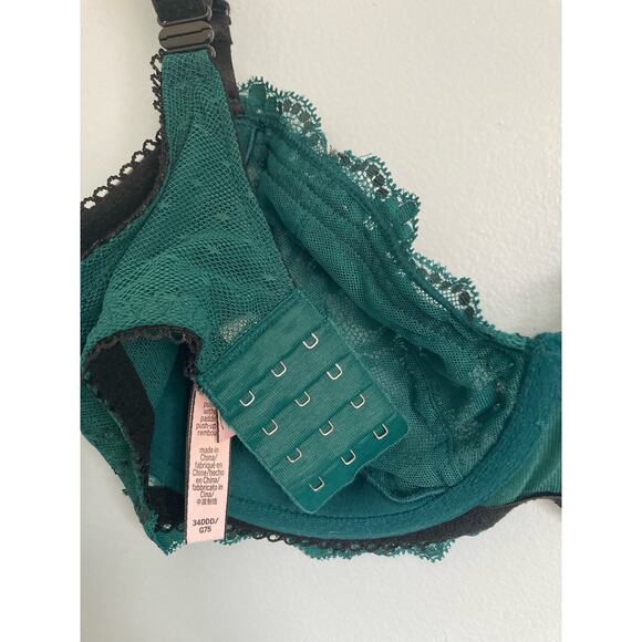 Victoria's Secret Bra 34DDD Green Unlined NWOT - Picture 6 of 9